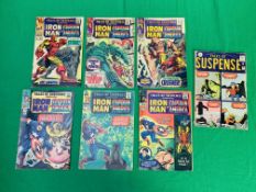 MARVEL TALES OF SUSPENSE, NO. 28, 68, 74, 82, 91, 93 & 95. FROM 1962. NO.