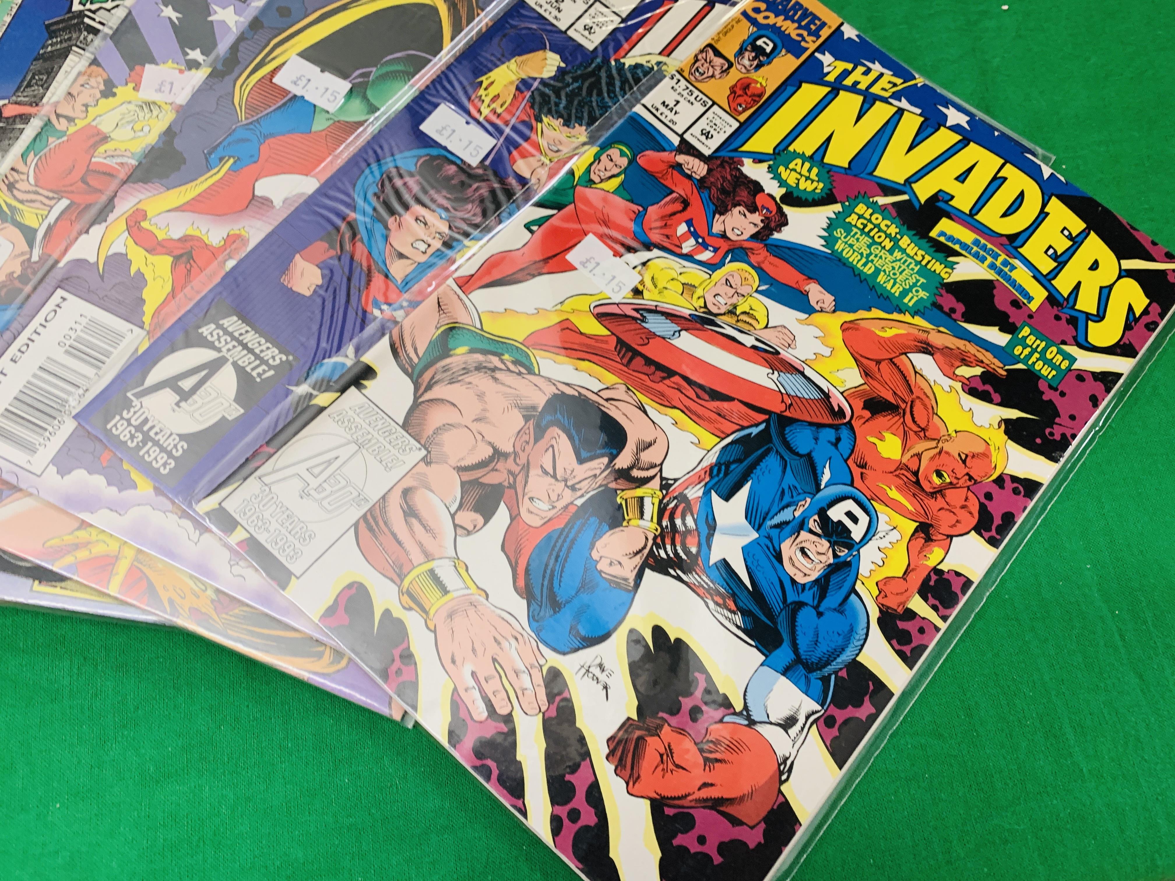 MARVEL COMICS THE INVADERS NO. 1 - 41 FROM 1975. FIRST APPEARANCE NO 7. - Image 2 of 12