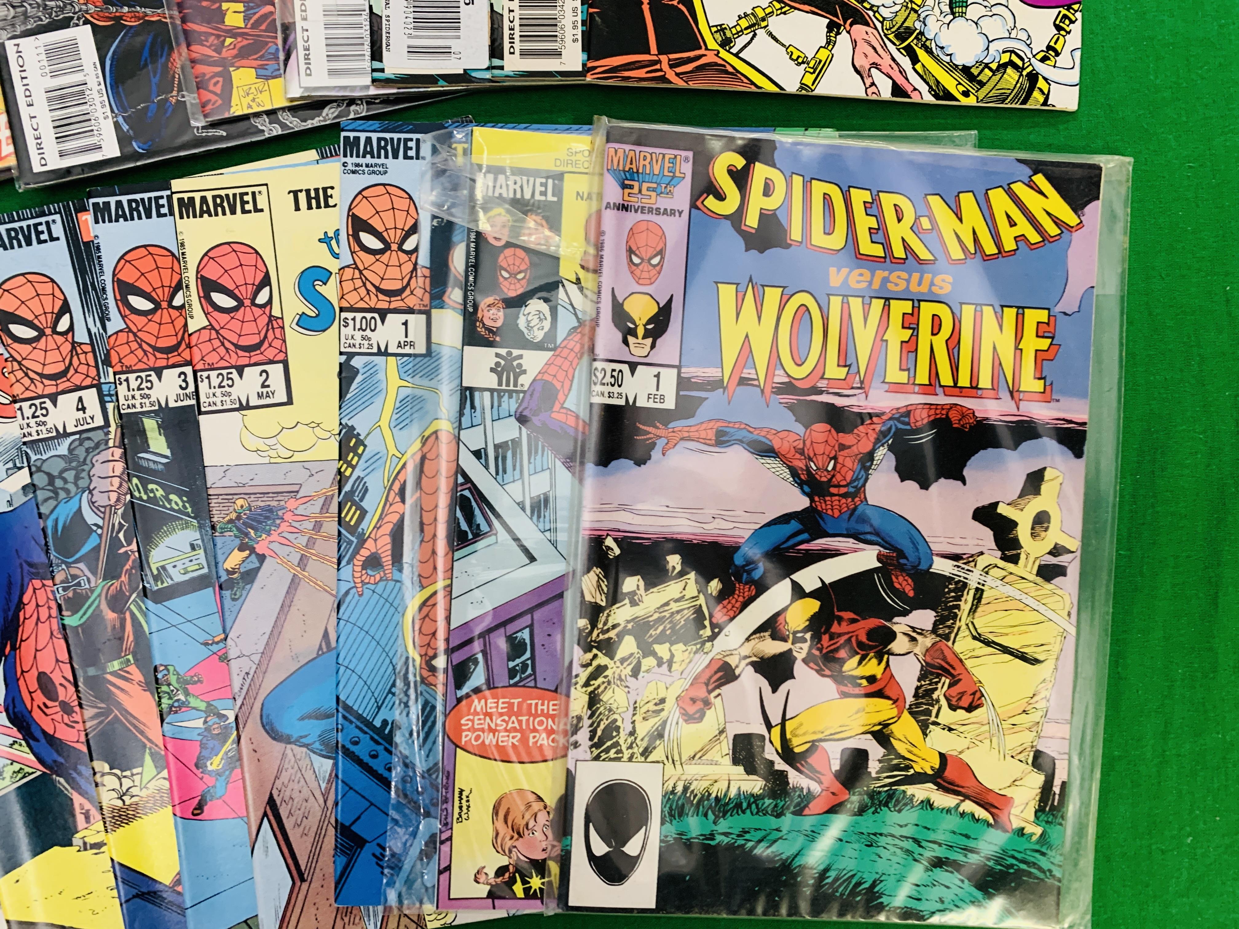 MARVEL COMICS A COLLECTION OF SPIDERMAN COMICS TO INCLUDE THE OFFICIAL MARVEL INDEX NO. - Image 2 of 5
