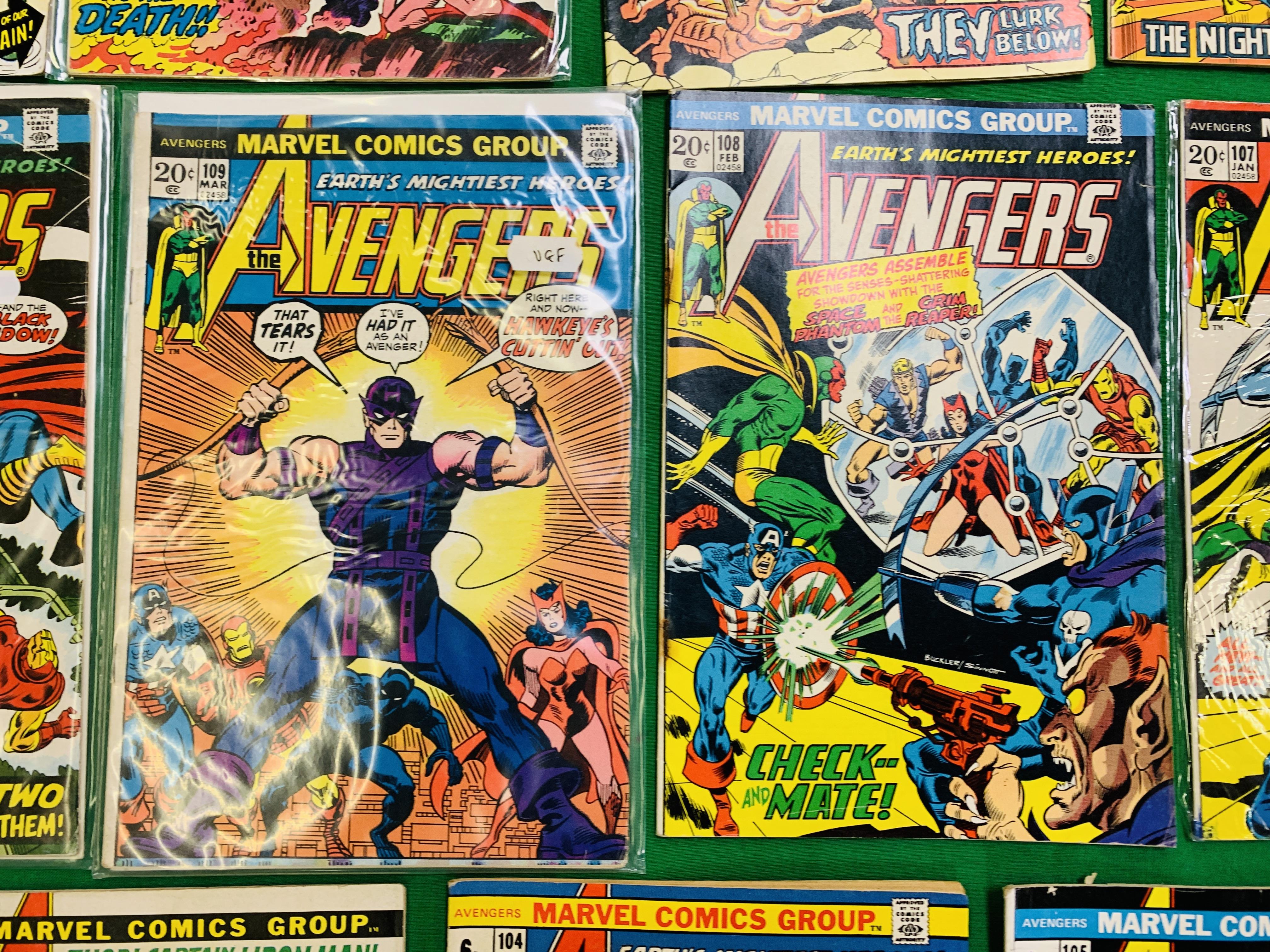 MARVEL COMICS THE AVENGERS NO. 101 - 299, MISSING ISSUES 103 AND 110. - Image 5 of 130