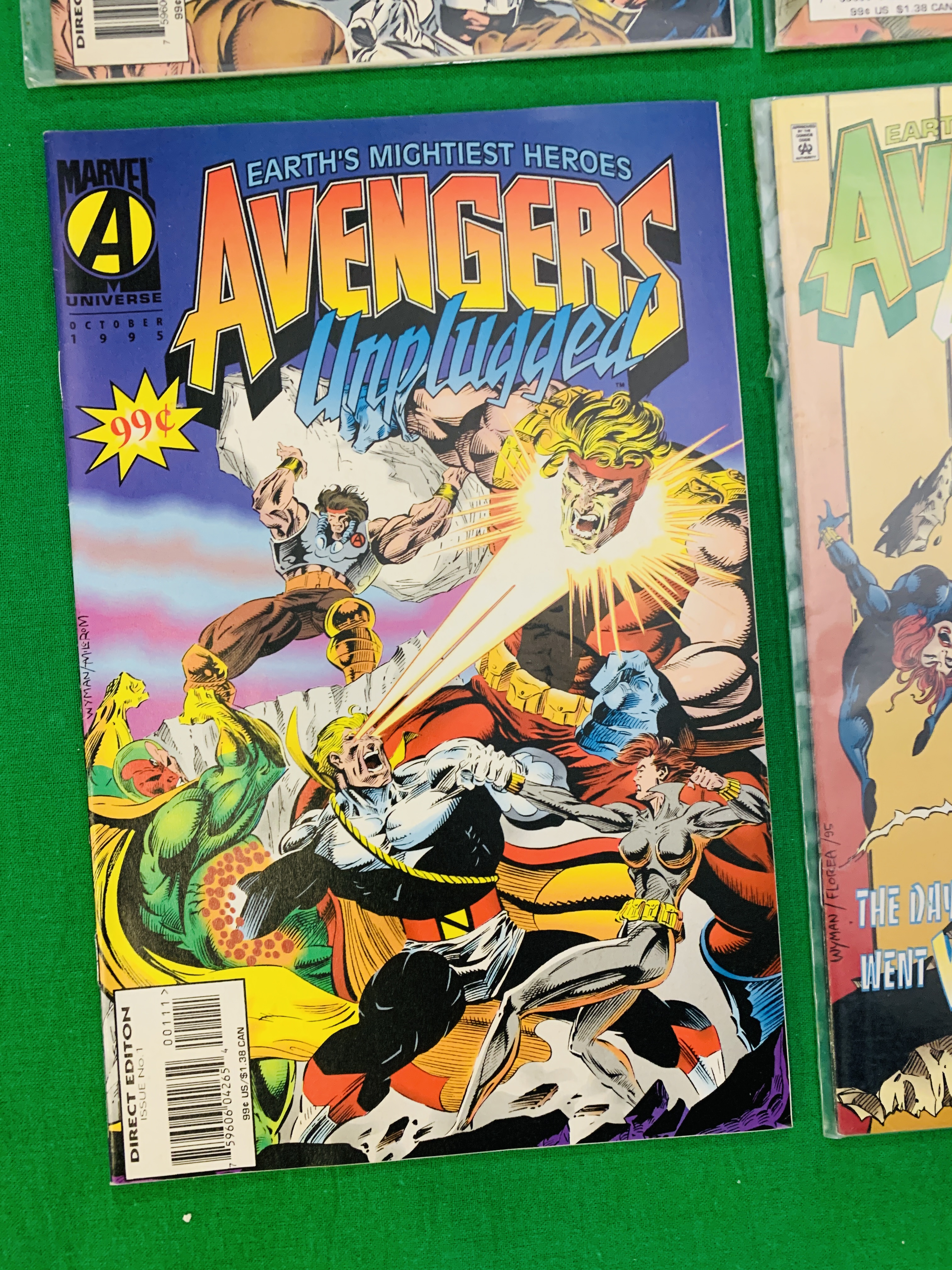 MARVEL COMICS THE AVENGERS UNPLUGGED NO. 1 - 6 FROM 1996, FIRST APPEARANCE NO. 5. MONICA RAMBEAU. - Image 2 of 7