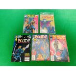 MARVEL COMICS BLADE NO. 1 - 4, 8 FROM 1994, FIRST SOLO SERIES. NO. 3, 4 AND 8 HAVE RUSTY STAPLES.