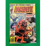 MARVEL COMICS DAREDEVIL NO. 131 FROM 1976, FIRST APPEARANCE OF BULLSEYE.