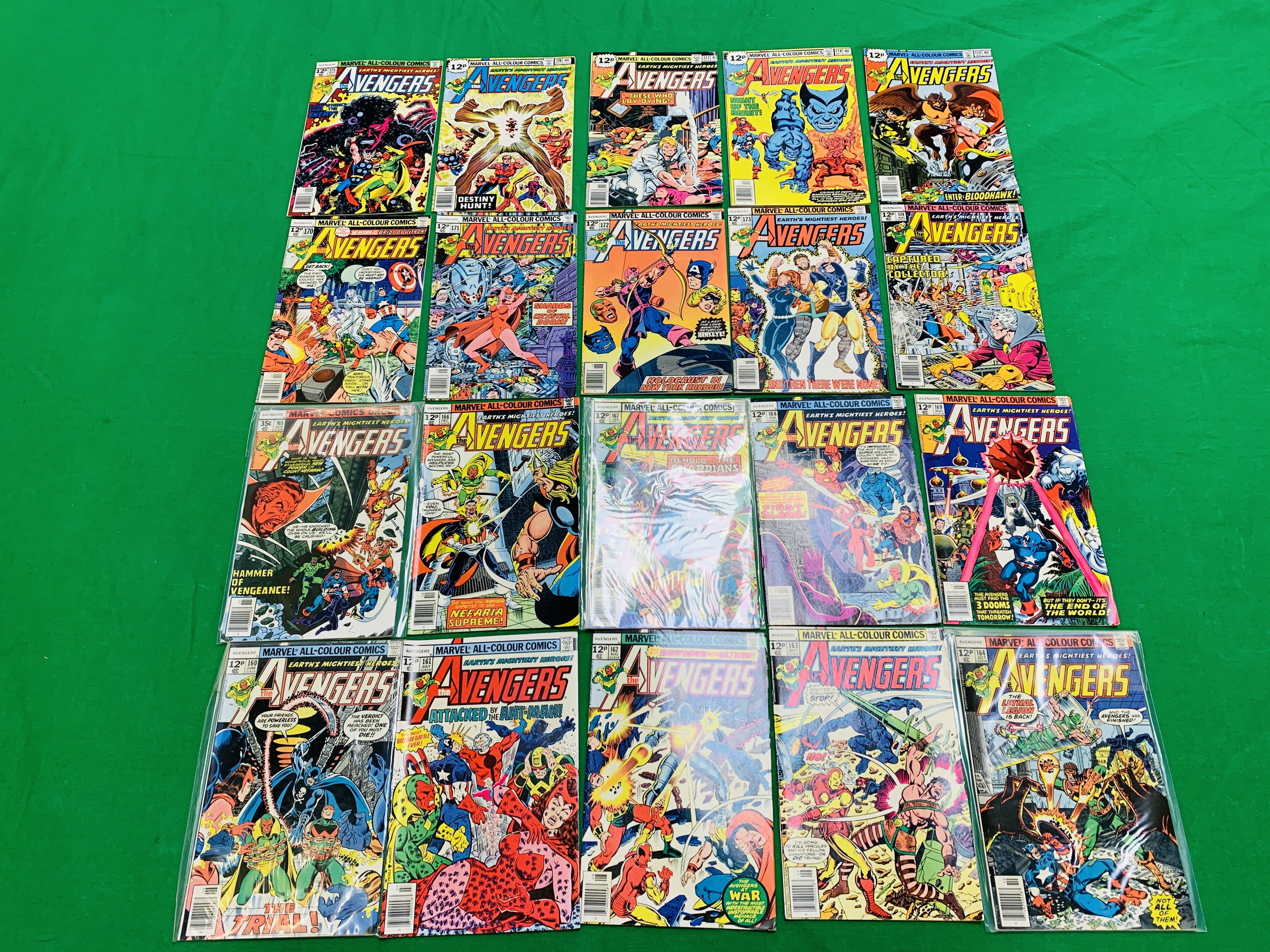 MARVEL COMICS THE AVENGERS NO. 101 - 299, MISSING ISSUES 103 AND 110. - Image 46 of 130