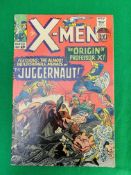MARVEL COMICS THE X-MEN NO. 12 FROM 1965. FIRST APPEARANCE OF THE JUGGERNAUT. ORIGIN OF PROFESSOR X.