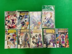 MARVEL COMICS HAWKEYE NO. 1 - 4 FROM 1983 AND NO. 1 - 4 FROM 1994, LIMITED SERIES. NO.