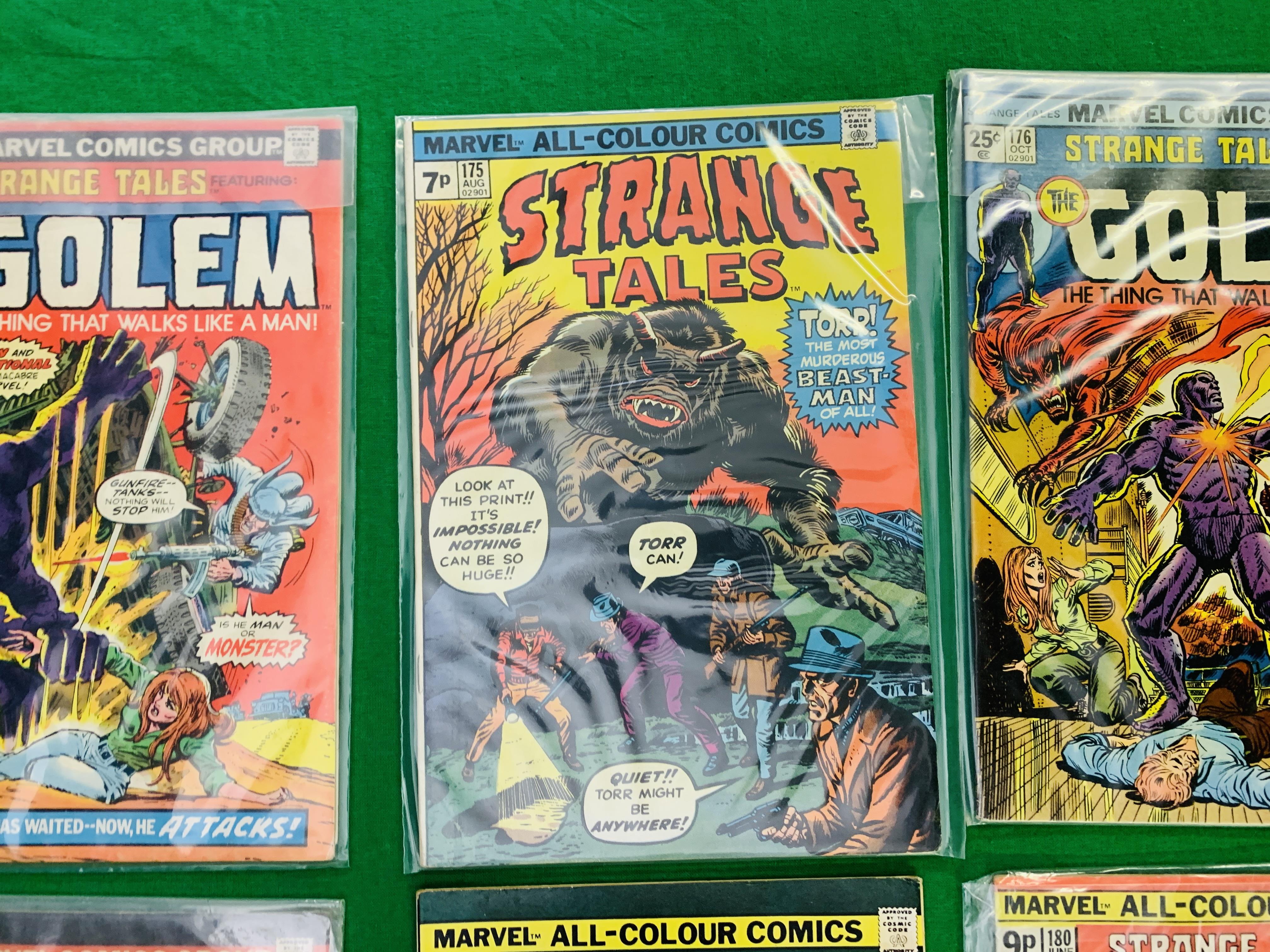 MARVEL STRANGE TALES, NO. 174 - 181, 184, 186. FROM 1974. NO. 178 IS THE FIRST APPEARANCE OF MAGNUS. - Image 3 of 11