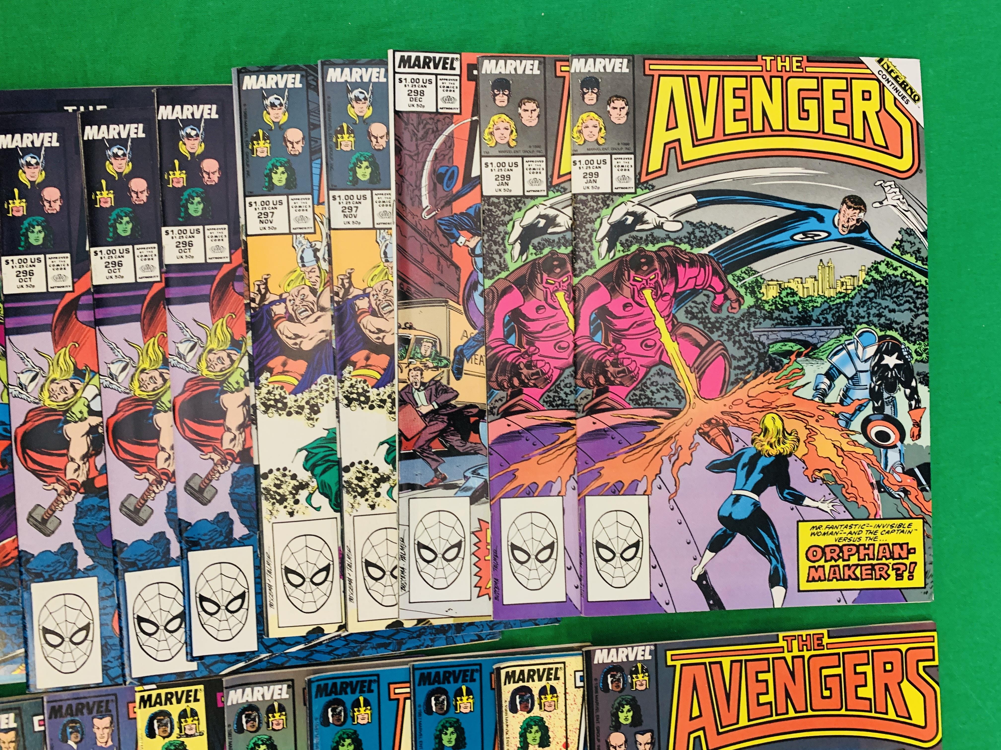 MARVEL COMICS THE AVENGERS NO. 101 - 299, MISSING ISSUES 103 AND 110. - Image 123 of 130