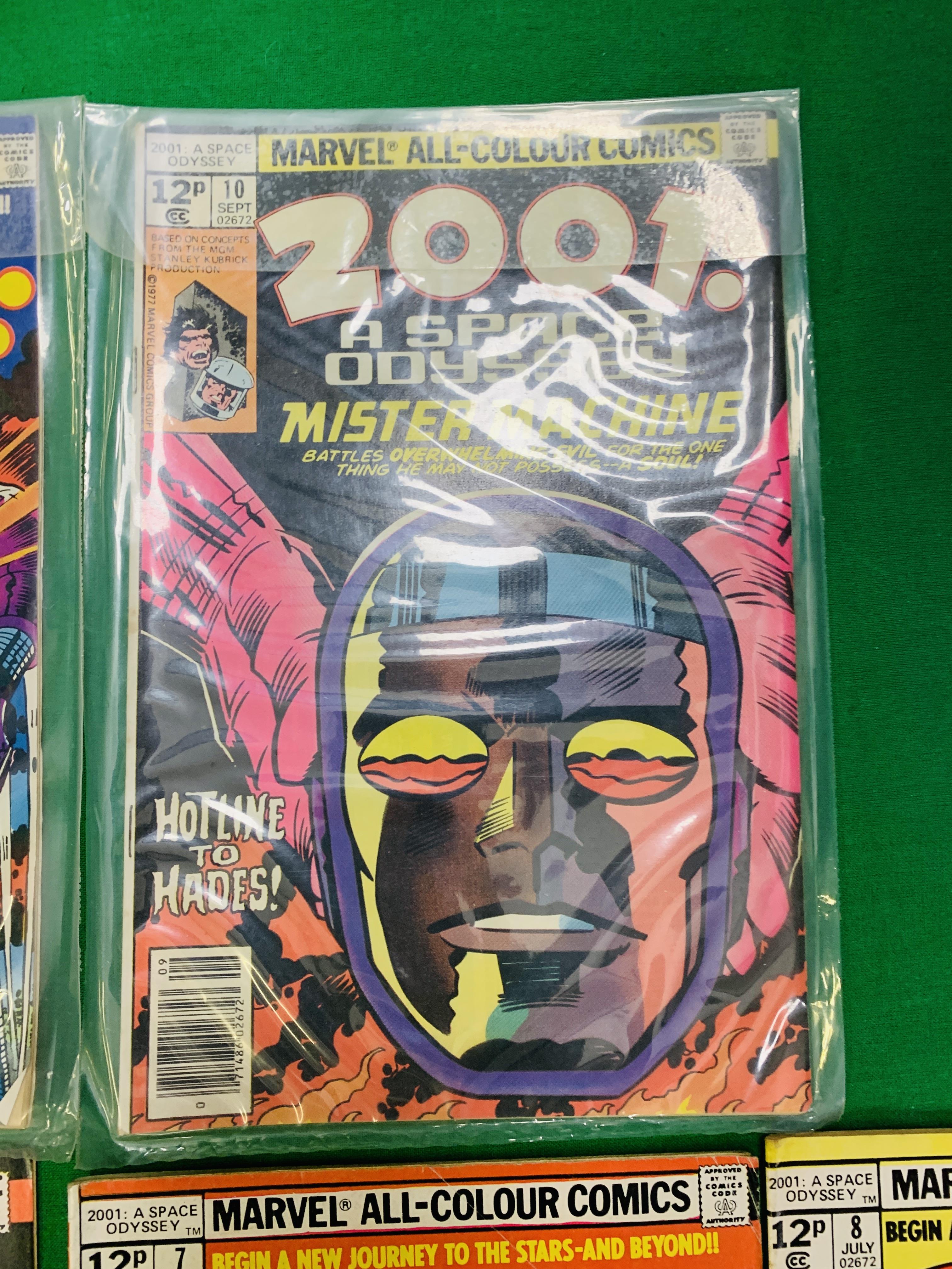 MARVEL COMICS 2001: A SPACE ODYSSEY NO. 1 - 10 FROM 1976, FIRST APPEARANCE NO. 8. MACHINE MAN X-51. - Image 11 of 11