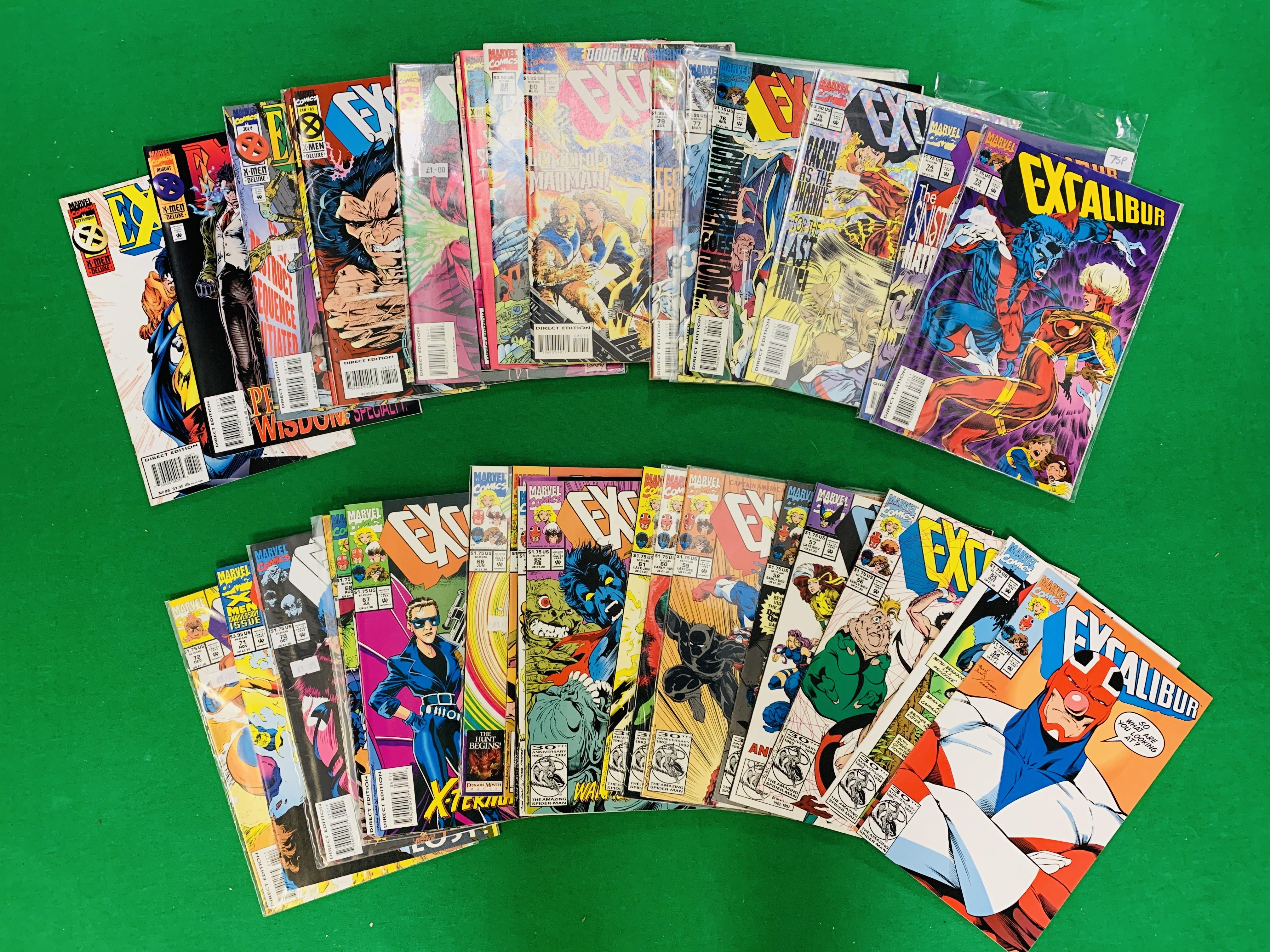 MARVEL COMICS EXCALIBUR NO. 1 - 125 FROM 1988. MISSING NO. - Image 12 of 21