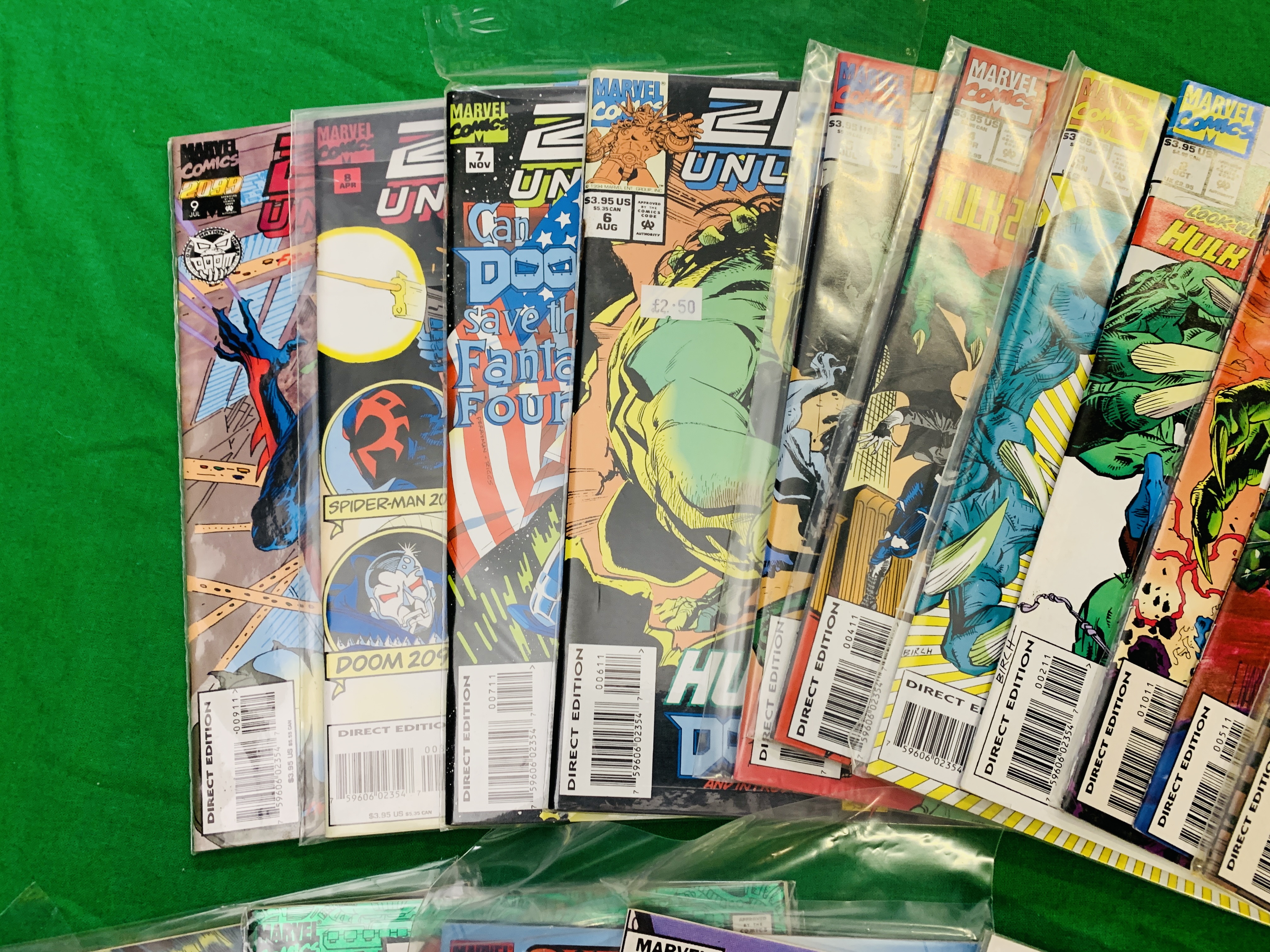 COLLECTION OF HULK MARVEL COMICS: HULK 2099 NO. 1 - 5, 10 FROM 1994. NO. 2 - 4 HAVE RUSTY STAPLES. - Image 5 of 5