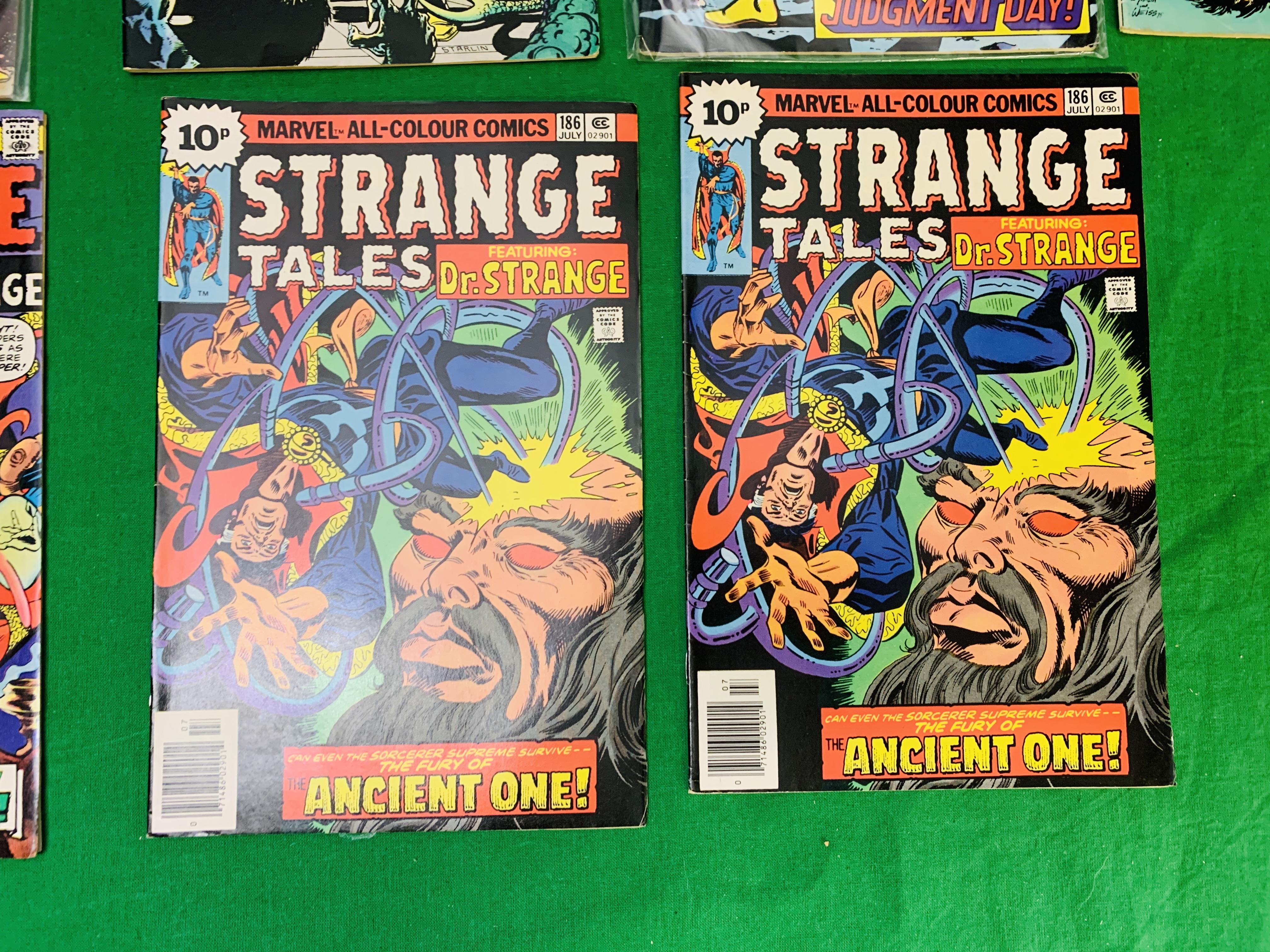 MARVEL STRANGE TALES, NO. 174 - 181, 184, 186. FROM 1974. NO. 178 IS THE FIRST APPEARANCE OF MAGNUS. - Image 11 of 11