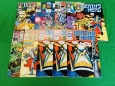 MARVEL COMICS DEATH'S HEAD NO. 1,2, 4, 6, 8, 10 FROM 1988, FIRST ISSUE X 3. PLUS DEATH'S HEAD II NO.