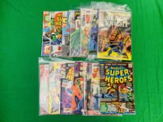 MARVEL SUPER HEROES, NO. 12 - 20, 24, 27, 29, PLUS THE KING SIZE SPECIAL FROM 1966. NO.