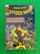 MARVEL COMICS THE AMAZING SPIDERMAN NO. 27 FROM 1965. HAS GOT RUSTY STAPLES.