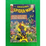 MARVEL COMICS THE AMAZING SPIDERMAN NO. 27 FROM 1965. HAS GOT RUSTY STAPLES.