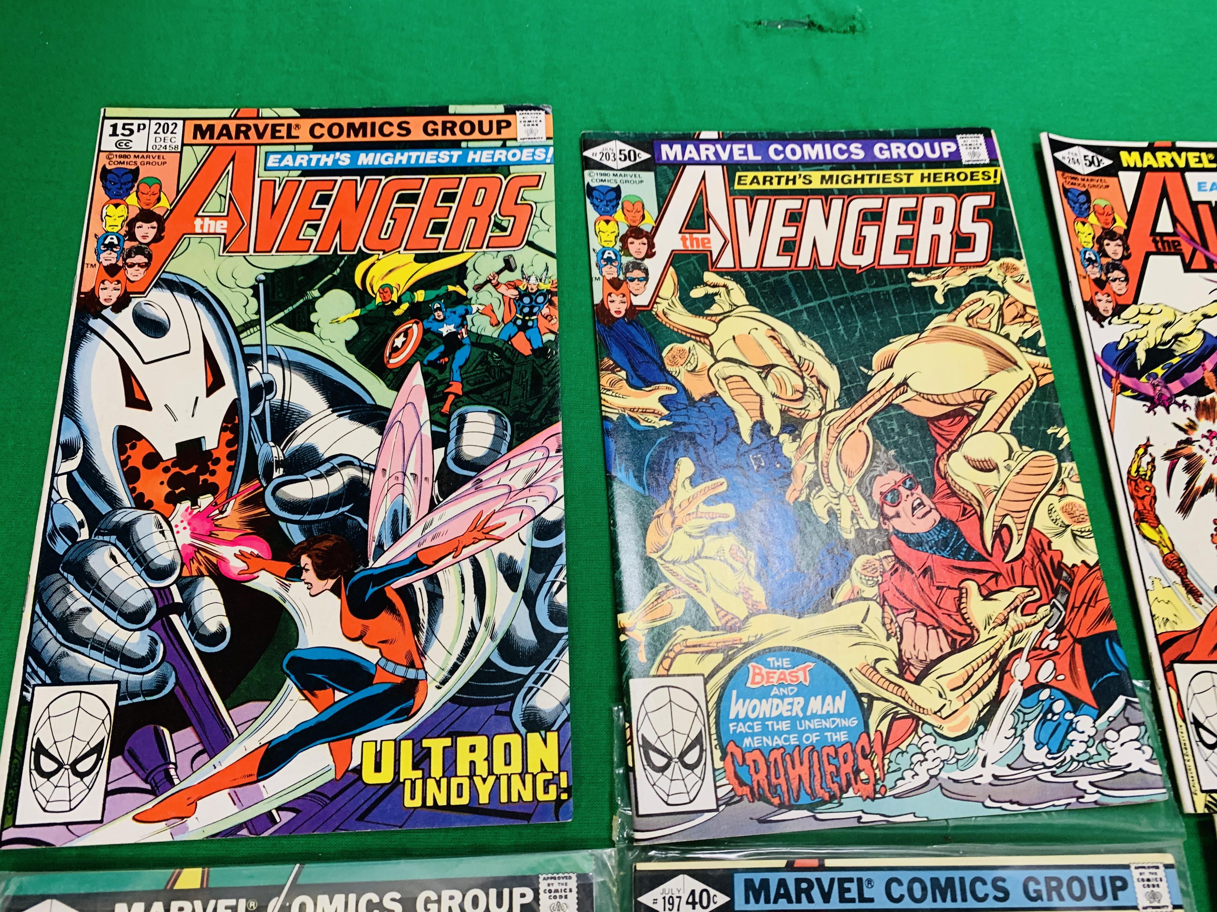 MARVEL COMICS THE AVENGERS NO. 101 - 299, MISSING ISSUES 103 AND 110. - Image 76 of 130