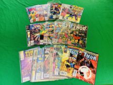 MARVEL COMICS THE MIGHTY THOR KING SIZE ANNUALS NO. 5 - 19, NO. 13 HAS RUSTY STAPLES.