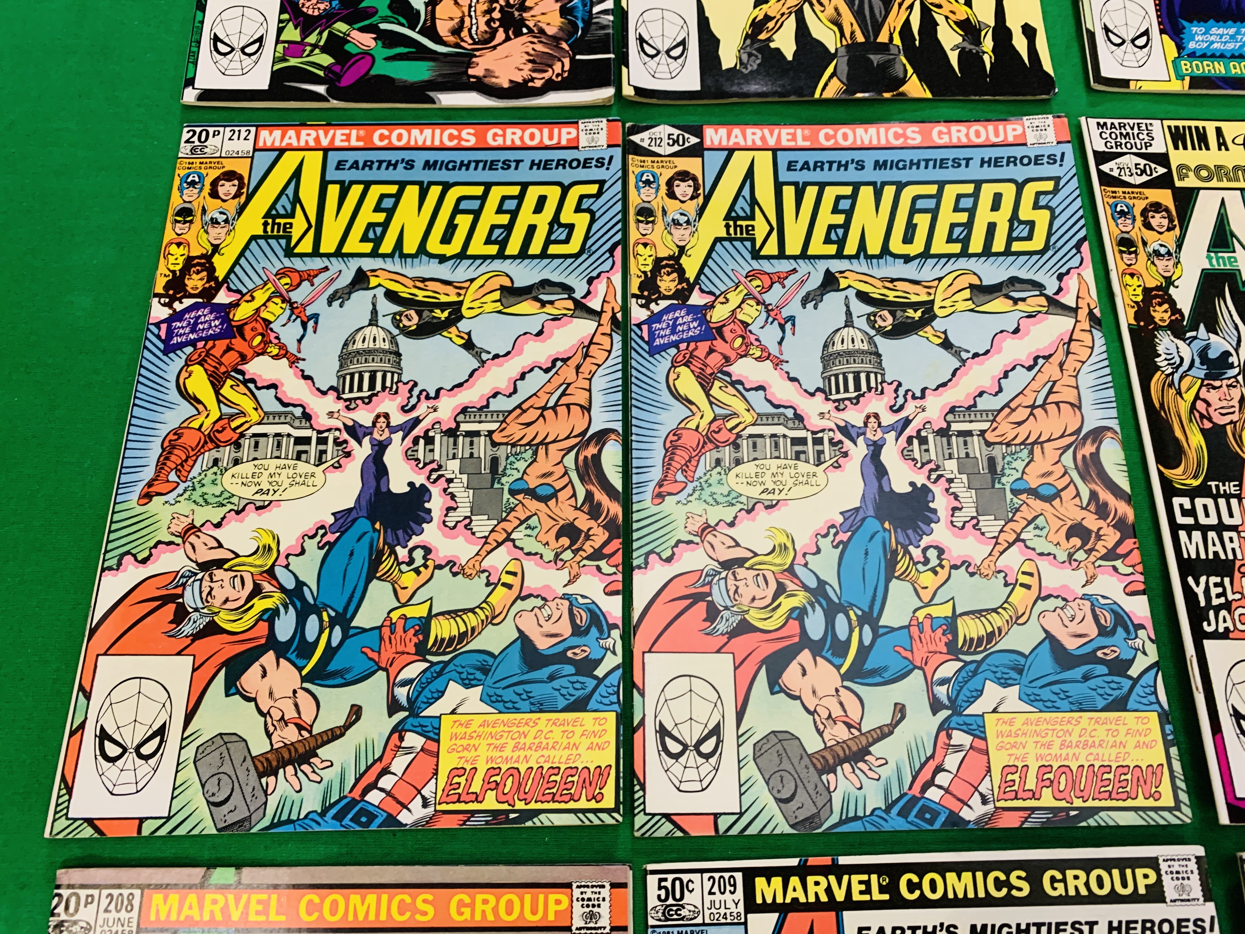 MARVEL COMICS THE AVENGERS NO. 101 - 299, MISSING ISSUES 103 AND 110. - Image 83 of 130