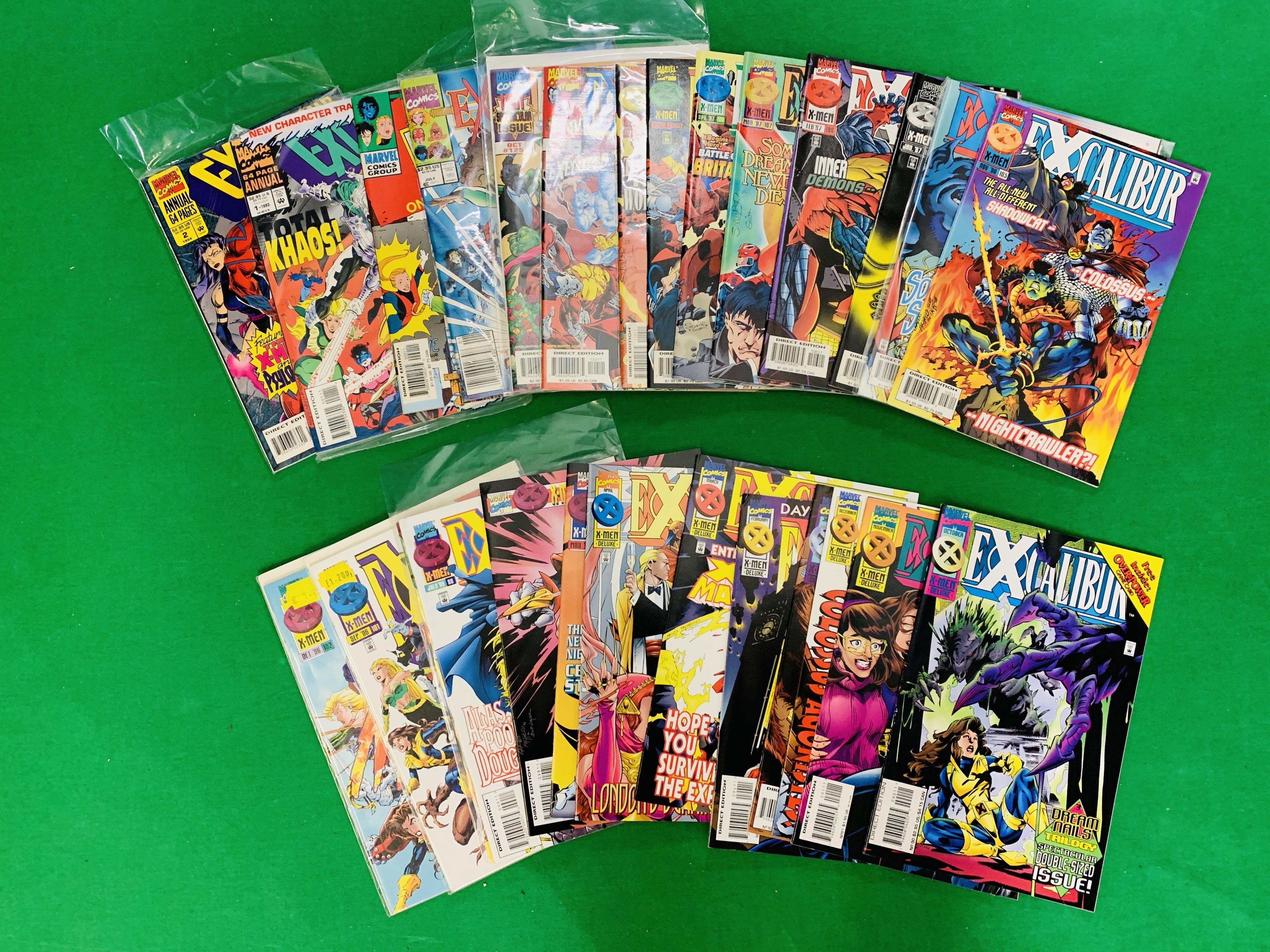 MARVEL COMICS EXCALIBUR NO. 1 - 125 FROM 1988. MISSING NO. - Image 7 of 21