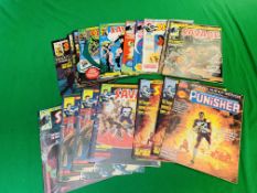 MARVEL UK COMICS SAVAGE ACTION NO. 1 - 15 FROM 1980. INCLUDES 2 ISSUES OF NO.1.