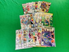 MARVEL COMICS THE MIGHTY THOR NO. 300 - 399, MISSING ISSUE NOS. 325, 337, 374. NO.