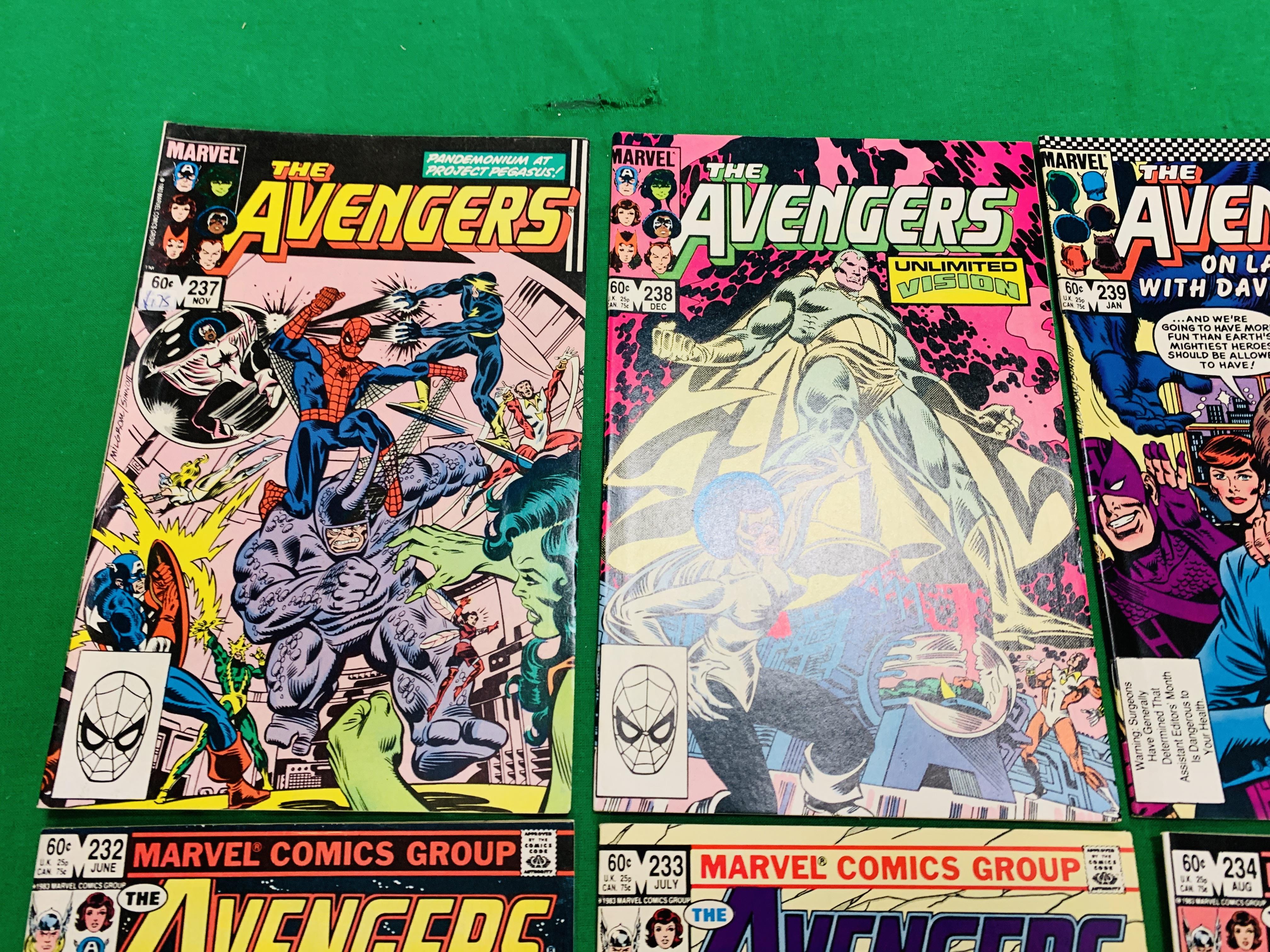 MARVEL COMICS THE AVENGERS NO. 101 - 299, MISSING ISSUES 103 AND 110. - Image 96 of 130