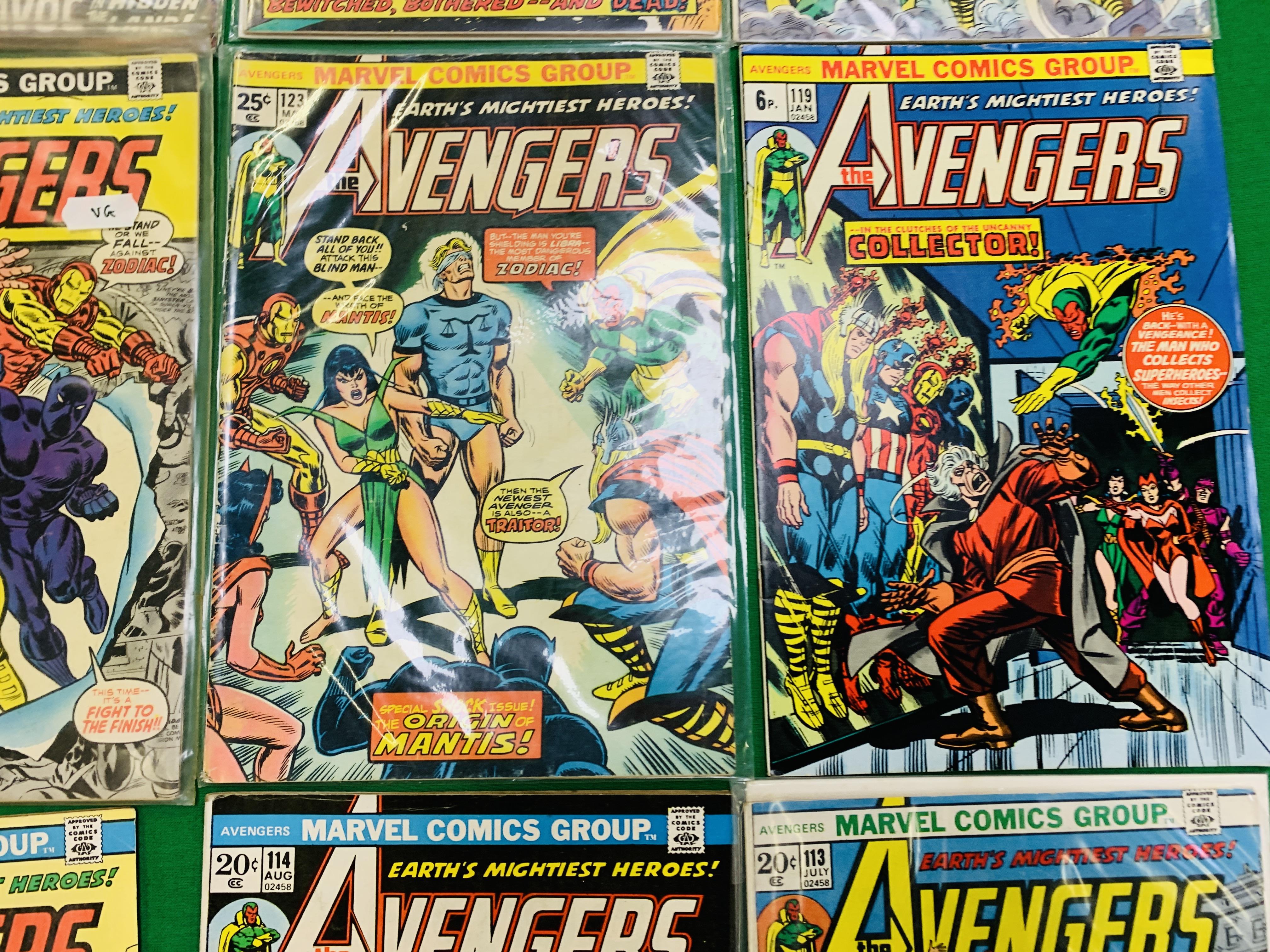 MARVEL COMICS THE AVENGERS NO. 101 - 299, MISSING ISSUES 103 AND 110. - Image 12 of 130