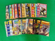 MARVEL COMICS THE SAVAGE SWORD OF CONAN, UK WEEKLY NO. 1 - 42 FROM 1977, NO.