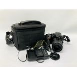 NIKON D5600 DIGITAL SLR CAMERA BODY FITTED WITH NIXON DXVR 18-55 MM LENS WITH CAMERA BAG,