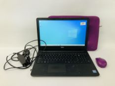 DELL INSPIRON 15 LAPTOP COMPUTER WINDOWS 10 NO CHARGER S/N 7T6T1P2 - NO GUARANTEE OF CONNECTIVITY.