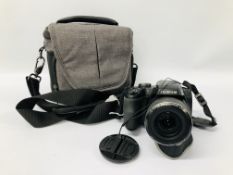 FUJIFILM FINEPIX S9900W DIGITAL CAMERA WITH CAMERA BAG AND MANUAL S/N 6UG00337 - SOLD AS SEEN.