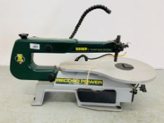 RECORD POWER SS 16V 16 INCH VARIABLE SPEED SCROLLSAW - SOLD AS SEEN