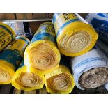 4 X ROLLS ISOVER 100MM PARTY WALL INSULATION