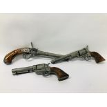 A PAIR OF BKA REPLICA REVOLVERS.