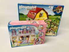 A BOXED PLAYMOBIL COUNTRY FARM.