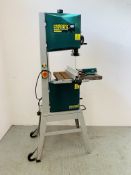 RECORD POWER BS300E BAND SAW (CONTROL BOX COVER MISSING) SOLD AS SEEN - TRADE ONLY