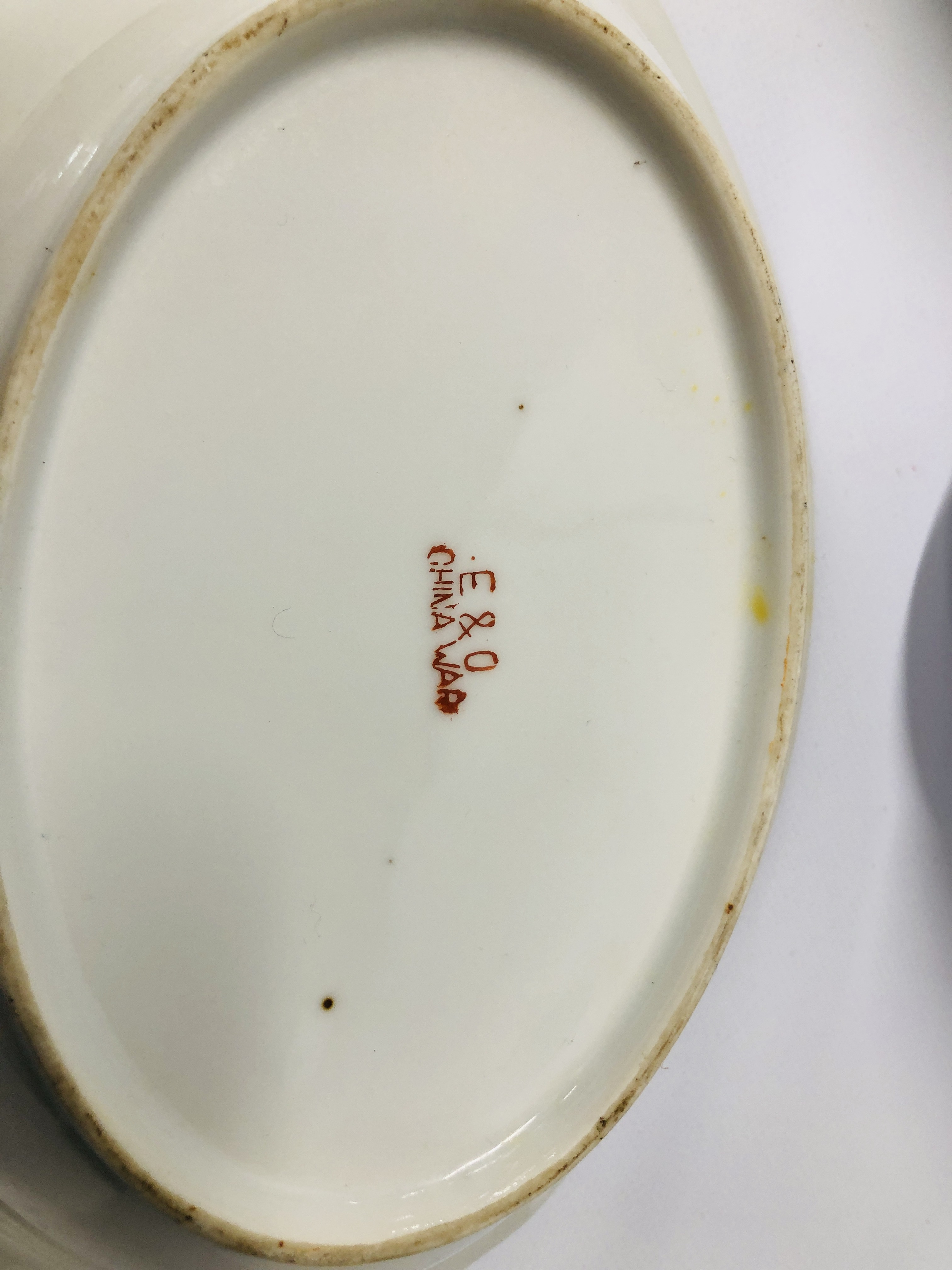 46 PIECES OF E & O CHINA WARE COMPRISING OF PLATES, BOWLS, CUPS AND SAUCERS, SERVING PLATE, - Bild 14 aus 18