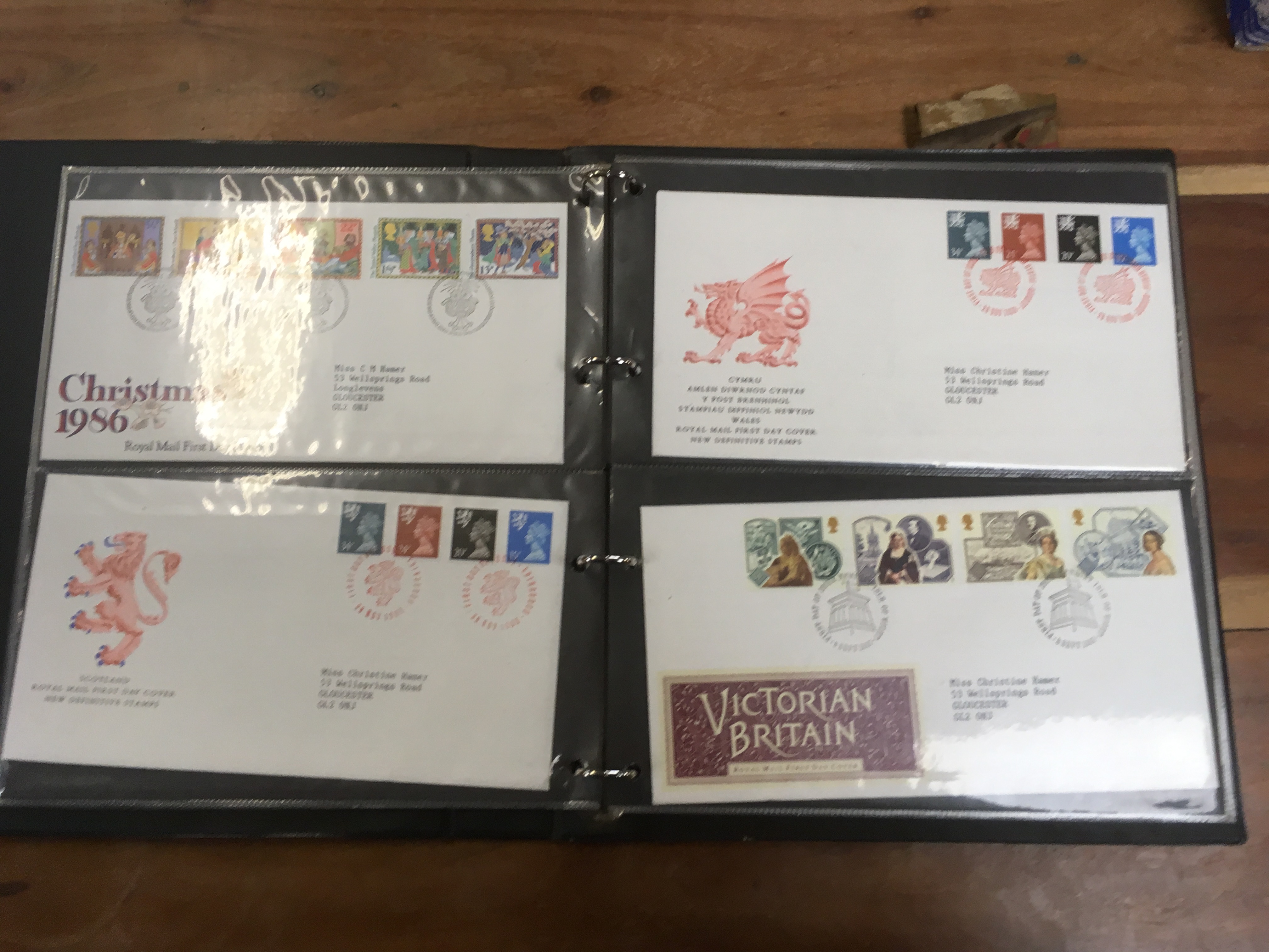 TUB WITH GB FIRST DAY AND OTHER COVERS IN FIVE ALBUMS, FURTHER ALBUMS OF 1973 ROYAL WEDDING STAMPS, - Image 2 of 4