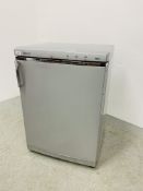 A SERVIS UNDER COUNTER FREEZER SILVER FINISH - SOLD AS SEEN.