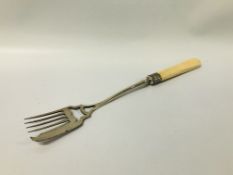 VINTAGE NELSON FORK, SILVER BANDING.