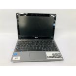 ACER CHROMEBOOK C720 NOTEBOOK COMPUTER NO CHARGER S/N NXSHEEK001408060097600 - NO GUARANTEE OF