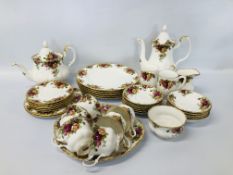 COLLECTION OF OLD COUNTRY ROSE TEA AND DINNERWARE APPROX.