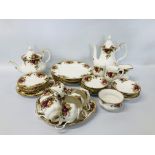 COLLECTION OF OLD COUNTRY ROSE TEA AND DINNERWARE APPROX.