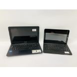 ASUS E202S NOTEBOOK COMPUTER NO CHARGER S/N 4752E202SA-FD0056T AND LINX 1010 TABLET COMPUTER 32GB