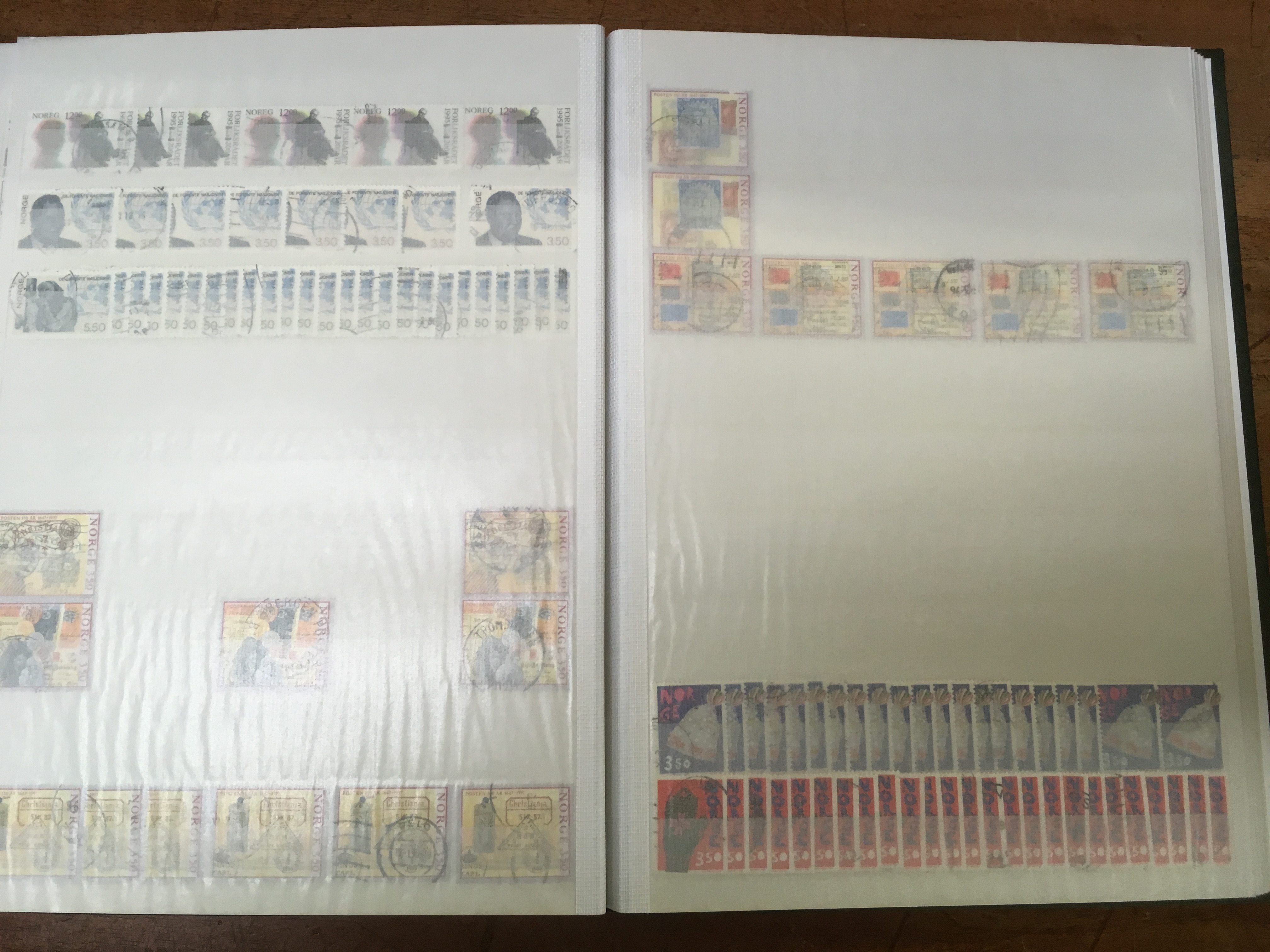 BOX WITH DUPLICATED DENMARK AND NORWAY STAMPS IN TWELVE GOOD CONDITION STOCKBOOKS. - Image 3 of 3