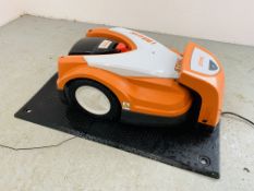 STIHL iMOW RMI 442 ROBOTIC LAWN MOWER WITH CHARGING STATION - SOLD AS SEEN