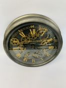 REPRODUCTION CHAMPS ELYSEES DECORATIVE WALL CLOCK DIAMETER 52CM.