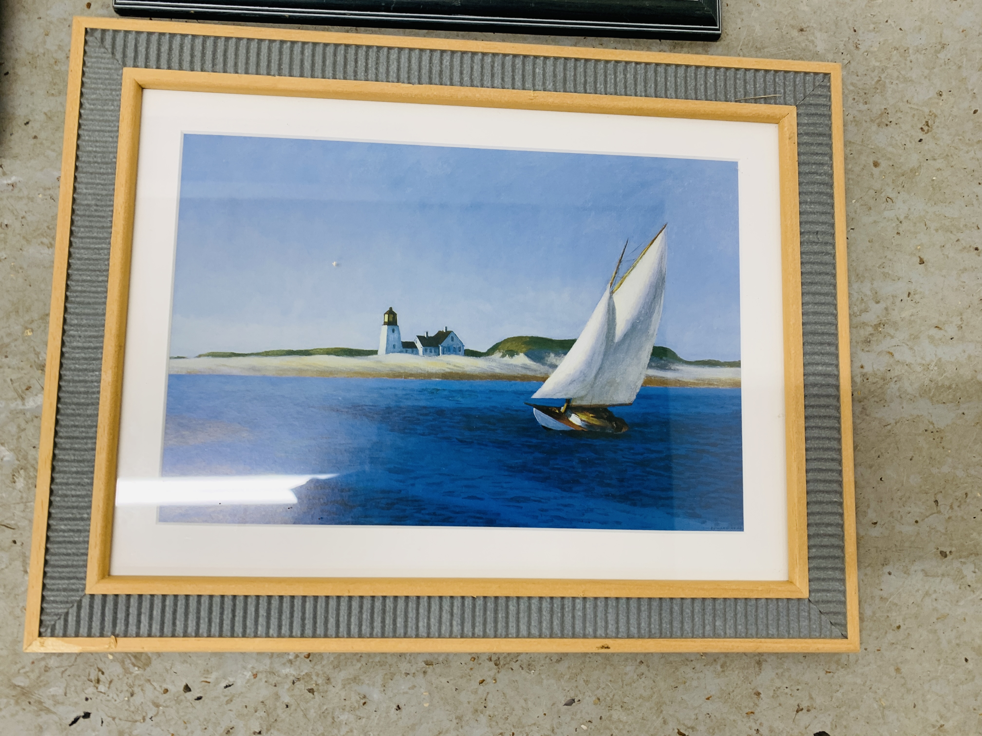 TEN VARIOUS FRAMED OIL, WATER COLOURS AND PRINTS. - Image 2 of 11