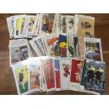 PACKET OF MIXED COMIC POSTCARDS (APPROX 87).